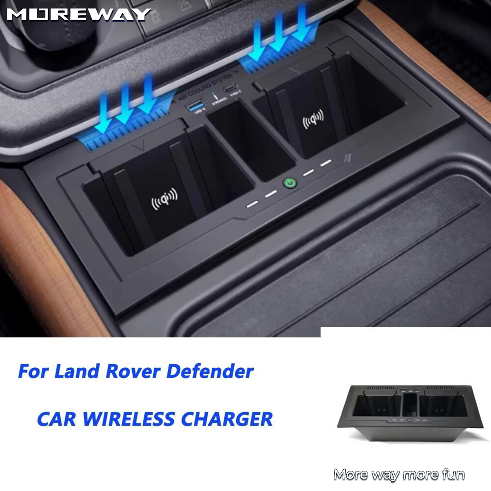 Wireless Car Charger - Moreway Fast Charge Car Charging Pad