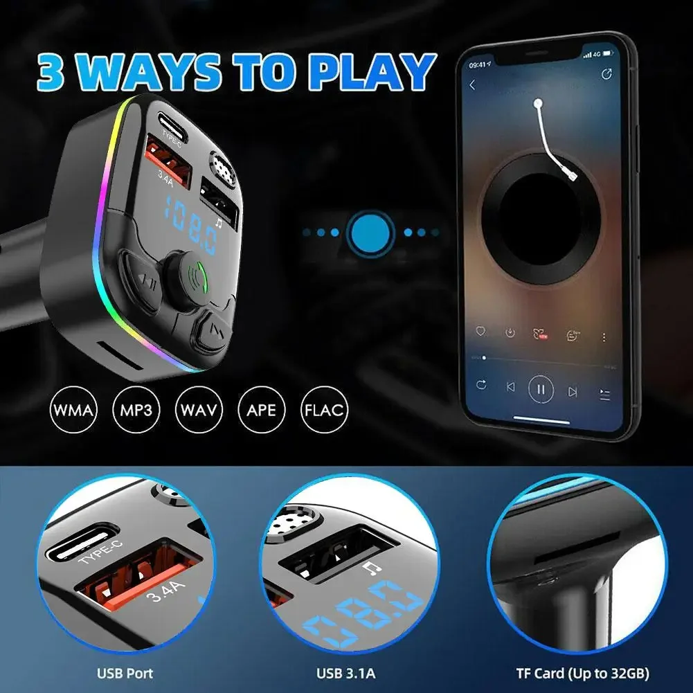 Car Wireless FM Transmitter Ad - Wireless Car Charger 评论和价格