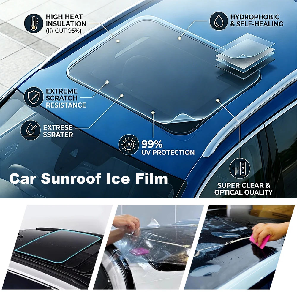 7.5mil TPH Car Sunroof Ice Arm - Tinted Window Film 评论和价格