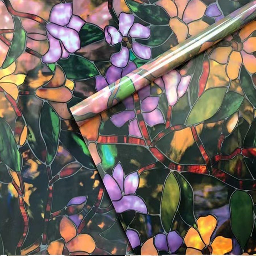 Flower Pattern Electrostatic W - Tinted Window Film 评论和价格