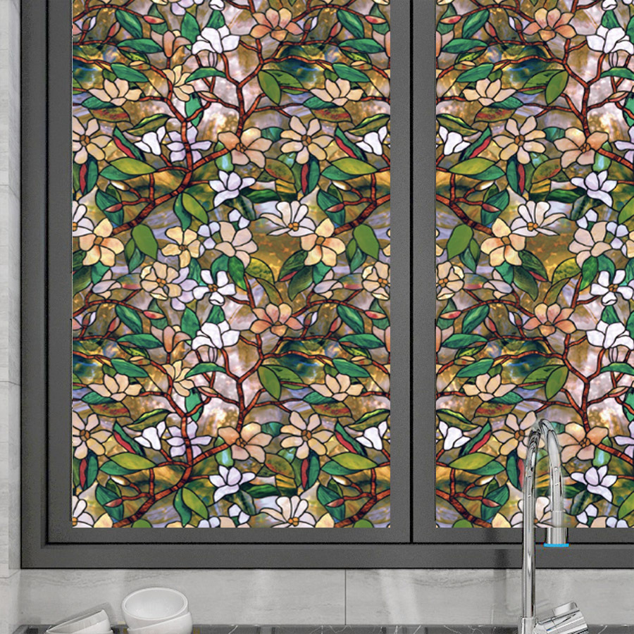 Flower Pattern Electrostatic W - Tinted Window Film 评论和价格