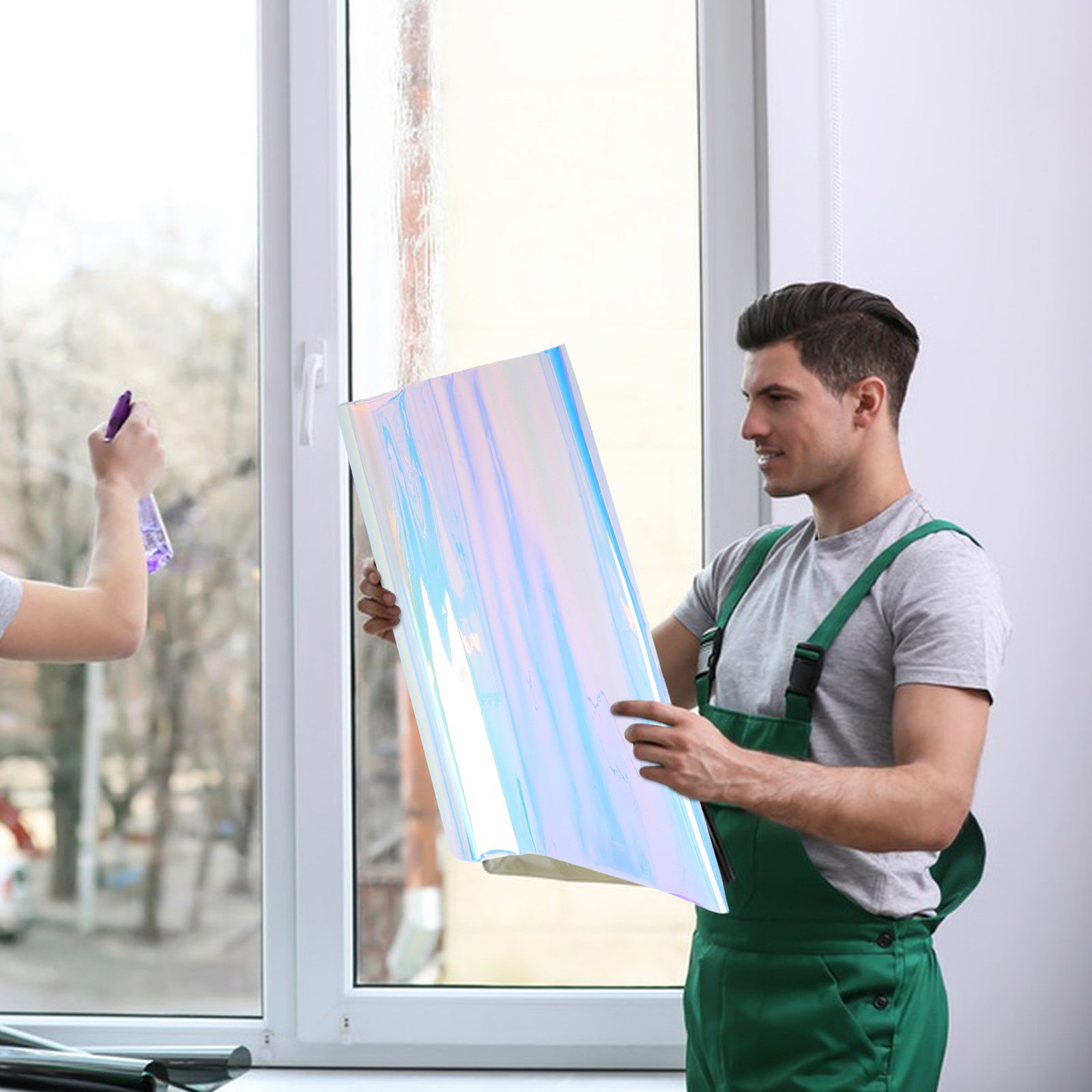Clear Holographic Window Film  - Tinted Window Film 评论和价格