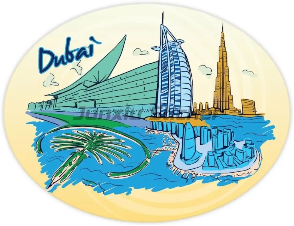 Dubai Country Flag Vinyl Motor - Car Accessories In Dubai 评论和价格