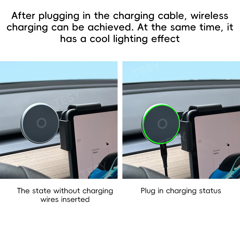 Car Phone Mount Holder 15W Mag - Wireless Car Charger 评论和价格