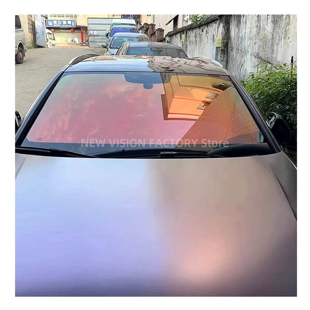 1mX3m 70%VLT Aurora Red Green  - Tinted Window Film 评论和价格